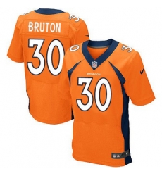 Nike Denver Broncos #30 David Bruton Orange Team Color Mens Stitched NFL New Elite Jersey Nike Denver Broncos #30 David Bruton Orange Team Color Mens Stitched NFL New Elite Jersey