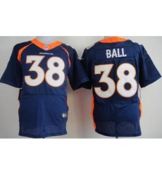 Nike Denver Broncos 38 Montee Ball Blue Elite NFL Jersey Nike Denver Broncos 38 Montee Ball Blue Elite NFL Jersey
