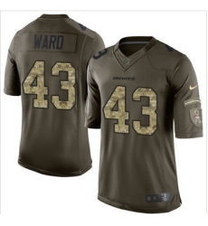 Nike Denver Broncos #43 T J Ward Green Men 27s Stitched NFL Limited Salute To Service Jersey Nike Denver Broncos #43 T J Ward Green Men 27s Stitched NFL Limited Salute To Service Jersey