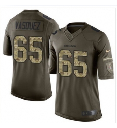 Nike Denver Broncos #65 Louis Vasquez Green Men 27s Stitched NFL Limited Salute To Service Jersey Nike Denver Broncos #65 Louis Vasquez Green Men 27s Stitched NFL Limited Salute To Service Jersey