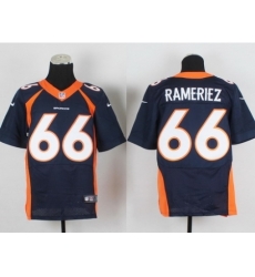 Nike Denver Broncos 66 Manny Rameriez blue Elite NFL Jersey Nike Denver Broncos 66 Manny Rameriez blue Elite NFL Jersey