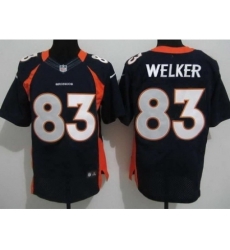 Nike Denver Broncos 83 Wes Welker Blue Elite NFL Jersey Nike Denver Broncos 83 Wes Welker Blue Elite NFL Jersey