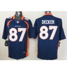 Nike Denver Broncos 87 Eric Decker Blue Limited NFL Jersey Nike Denver Broncos 87 Eric Decker Blue Limited NFL Jersey