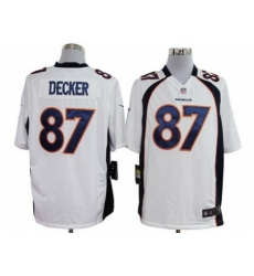 Nike Denver Broncos 87 Eric Decker White Game NFL Jersey Nike Denver Broncos 87 Eric Decker White Game NFL Jersey