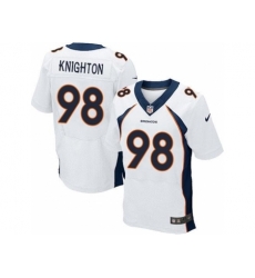 Nike Denver Broncos 98 Terrance Knighton White Elite NFL Jersey Nike Denver Broncos 98 Terrance Knighton White Elite NFL Jersey