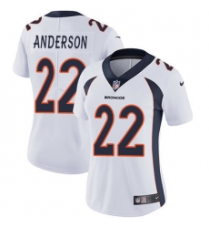 Nike Broncos #22 C J Anderson White Womens Stitched NFL Vapor Untouchable Limited Jersey Nike Broncos #22 C J Anderson White Womens Stitched NFL Vapor Untouchable Limited Jersey
