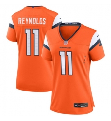 Women Denver Broncos 11 Josh Reynolds Orange 2024 Stitched Jersey Women Denver Broncos 11 Josh Reynolds Orange 2024 Stitched Jersey
