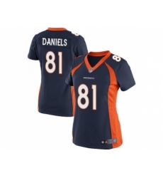 Women Nike Denver Broncos 81 Owen Daniels blue NFL Jersey Women Nike Denver Broncos 81 Owen Daniels blue NFL Jersey