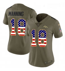 Womens Nike Denver Broncos 18 Peyton Manning Limited OliveUSA Flag 2017 Salute to Service NFL Jersey Womens Nike Denver Broncos 18 Peyton Manning Limited OliveUSA Flag 2017 Salute to Service NFL Jersey