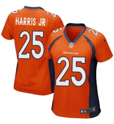 Womens Nike Denver Broncos 25 Chris Harris Jr Game Orange Team Color NFL Jersey Womens Nike Denver Broncos 25 Chris Harris Jr Game Orange Team Color NFL Jersey