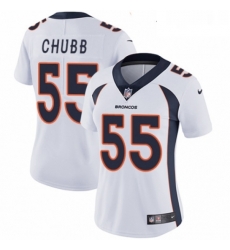 Womens Nike Denver Broncos 55 Bradley Chubb White Vapor Untouchable Elite Player NFL Jersey Womens Nike Denver Broncos 55 Bradley Chubb White Vapor Untouchable Elite Player NFL Jersey