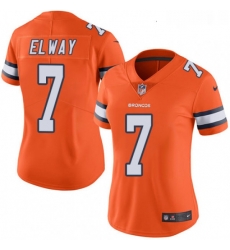 Womens Nike Denver Broncos 7 John Elway Elite Orange Rush Vapor Untouchable NFL Jersey Womens Nike Denver Broncos 7 John Elway Elite Orange Rush Vapor Untouchable NFL Jersey
