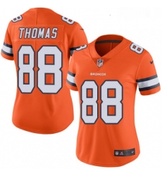 Womens Nike Denver Broncos 88 Demaryius Thomas Limited Orange Rush Vapor Untouchable NFL Jersey Womens Nike Denver Broncos 88 Demaryius Thomas Limited Orange Rush Vapor Untouchable NFL Jersey