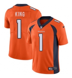 Nike Broncos #1 Marquette King Orange Team Color Youth Stitched NFL Vapor Untouchable Limited Jersey Nike Broncos #1 Marquette King Orange Team Color Youth Stitched NFL Vapor Untouchable Limited Jersey