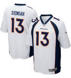Nike Broncos #13 Trevor Siemian White Youth Stitched NFL New Elite Jersey Nike Broncos #13 Trevor Siemian White Youth Stitched NFL New Elite Jersey