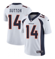 Nike Broncos #14 Courtland Sutton White Youth Stitched NFL Vapor Untouchable Limited Jersey Nike Broncos #14 Courtland Sutton White Youth Stitched NFL Vapor Untouchable Limited Jersey