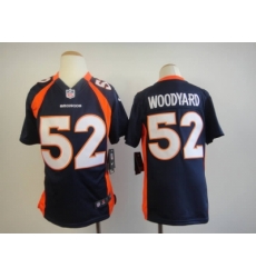 Nike Youth Denver Broncos #52 Wesley Woodyard Blue Jerseys Nike Youth Denver Broncos #52 Wesley Woodyard Blue Jerseys