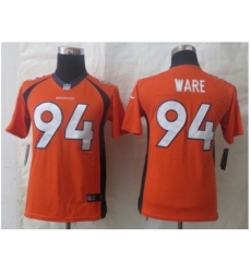 Nike Youth Denver Broncos #94 Ware Orange Jerseys Nike Youth Denver Broncos #94 Ware Orange Jerseys