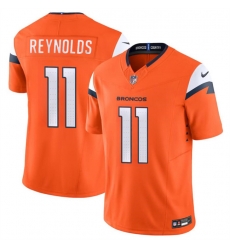 Youth Denver Broncos 11 Josh Reynolds Orange 2024 F U S E Vapor Untouchable Limited Stitched Jersey Youth Denver Broncos 11 Josh Reynolds Orange 2024 F U S E Vapor Untouchable Limited Stitched Jersey