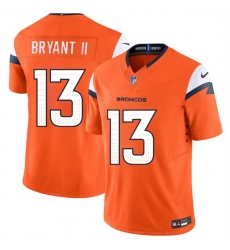 Youth Denver Broncos 13 Pat Bryant II Orange 2025 Draft F U S E Vapor Limited Stitched Football Jersey Youth Denver Broncos 13 Pat Bryant II Orange 2025 Draft F U S E Vapor Limited Stitched Football Jersey