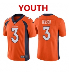 Youth Denver Broncos 3 Russell Wilson Orange Color Rush Vapor Untouchable Limited Stitched Jersey Youth Denver Broncos 3 Russell Wilson Orange Color Rush Vapor Untouchable Limited Stitched Jersey