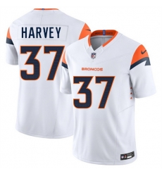 Youth Denver Broncos 37 RJ Harvey White 2025 Draft F U S E Vapor Limited Stitched Football Jersey Youth Denver Broncos 37 RJ Harvey White 2025 Draft F U S E Vapor Limited Stitched Football Jersey