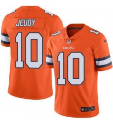 Youth Nike Broncos 10 Jerry Jeudy Orange Men Stitched NFL Limited Rush Jersey Youth Nike Broncos 10 Jerry Jeudy Orange Men Stitched NFL Limited Rush Jersey