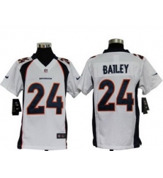 Youth Nike Denver Broncos 24# Champ Bailey White Nike NFL Jerseys Youth Nike Denver Broncos 24# Champ Bailey White Nike NFL Jerseys