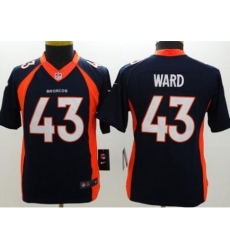 Youth Nike Denver Broncos #43 T.J. Ward Blue Alternate Stitched NFL Jersey Youth Nike Denver Broncos #43 T.J. Ward Blue Alternate Stitched NFL Jersey