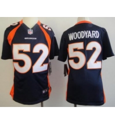Youth Nike Denver Broncos #52 Wesley Woodyard Blue NFL Jerseys Youth Nike Denver Broncos #52 Wesley Woodyard Blue NFL Jerseys