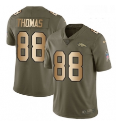 Youth Nike Denver Broncos 88 Demaryius Thomas Limited OliveGold 2017 Salute to Service NFL Jersey Youth Nike Denver Broncos 88 Demaryius Thomas Limited OliveGold 2017 Salute to Service NFL Jersey