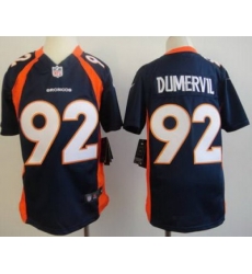 Youth Nike Denver Broncos 92# Elvis Dumervil Blue NFL Jerseys Youth Nike Denver Broncos 92# Elvis Dumervil Blue NFL Jerseys