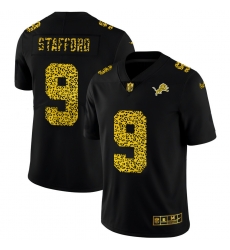 Detroit Lions 9 Matthew Stafford Men Nike Leopard Print Fashion Vapor Limited NFL Jersey Black Detroit Lions 9 Matthew Stafford Men Nike Leopard Print Fashion Vapor Limited NFL Jersey Black