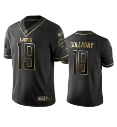 Lions 19 Kenny Golladay Black Men Stitched Football Limited Golden Edition Jersey Lions 19 Kenny Golladay Black Men Stitched Football Limited Golden Edition Jersey