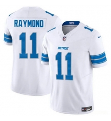 Men Detroit Lions 11 Kalif Raymond White 2024 F U S E Vapor Limited Stitched Jersey Men Detroit Lions 11 Kalif Raymond White 2024 F U S E Vapor Limited Stitched Jersey