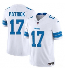 Men Detroit Lions 17 Tim Patrickn White 2024 F U S E Vapor Limited Stitched Jersey Men Detroit Lions 17 Tim Patrickn White 2024 F U S E Vapor Limited Stitched Jersey