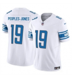 Men Detroit Lions 19 Donovan Peoples Jones White 2023 F U S E Vapor Untouchable Limited Stitched Jersey Men Detroit Lions 19 Donovan Peoples Jones White 2023 F U S E Vapor Untouchable Limited Stitched Jersey