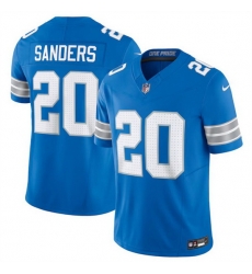 Men Detroit Lions 20 Barry Sanders Blue 2024 F U S E Vapor Limited Stitched Jersey Men Detroit Lions 20 Barry Sanders Blue 2024 F U S E Vapor Limited Stitched Jersey