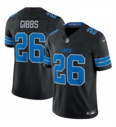 Men Detroit Lions 26 Jahmyr Gibbs Black 2024 F U S E 2nd Alternate Vapor Limited Stitched Jersey Men Detroit Lions 26 Jahmyr Gibbs Black 2024 F U S E 2nd Alternate Vapor Limited Stitched Jersey