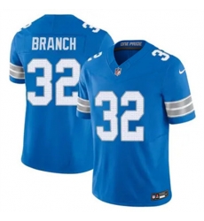 Men Detroit Lions 32 Brian Branch Blue 2023 F U S E Vapor Untouchable Limited Stitched Jersey Men Detroit Lions 32 Brian Branch Blue 2023 F U S E Vapor Untouchable Limited Stitched Jersey