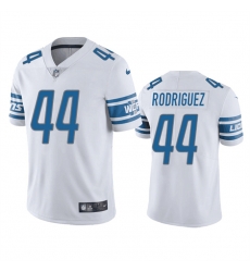 Men Detroit Lions 44 Malcolm Rodriguez White Vapor Untouchable Limited Stitched Jersey Men Detroit Lions 44 Malcolm Rodriguez White Vapor Untouchable Limited Stitched Jersey
