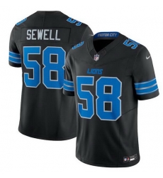 Men Detroit Lions 58 Penei Sewell Black 2024 F U S E 2nd Alternate Vapor Limited Stitched Jersey Men Detroit Lions 58 Penei Sewell Black 2024 F U S E 2nd Alternate Vapor Limited Stitched Jersey