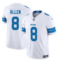 Men Detroit Lions 8 Kyle Allen White 2025 F U S E Vapor Limited Stitched Jersey Men Detroit Lions 8 Kyle Allen White 2025 F U S E Vapor Limited Stitched Jersey