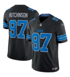 Men Detroit Lions 97 Aidan Hutchinson Black 2024 F U S E 2nd Alternate Vapor Limited Stitched Jersey Men Detroit Lions 97 Aidan Hutchinson Black 2024 F U S E 2nd Alternate Vapor Limited Stitched Jersey