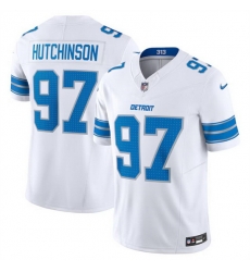 Men Detroit Lions 97 Aidan Hutchinson White 2024 F U S E Vapor Limited Stitched Jersey Men Detroit Lions 97 Aidan Hutchinson White 2024 F U S E Vapor Limited Stitched Jersey