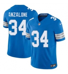 Men Detroit Lions Alex Anzalone #34 Blue Vapor Stitched Nike NFL Jersey Men Detroit Lions Alex Anzalone #34 Blue Vapor Stitched Nike NFL Jersey