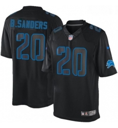 Men Nike Detroit Lions 20 Barry Sanders Limited Black Impact NFL Jersey Men Nike Detroit Lions 20 Barry Sanders Limited Black Impact NFL Jersey