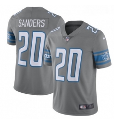 Men Nike Detroit Lions 20 Barry Sanders Limited Steel Rush Vapor Untouchable NFL Jersey Men Nike Detroit Lions 20 Barry Sanders Limited Steel Rush Vapor Untouchable NFL Jersey