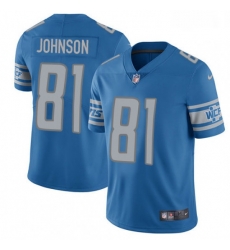 Men Nike Detroit Lions 81 Calvin Johnson Limited Light Blue Team Color Vapor Untouchable NFL Jersey Men Nike Detroit Lions 81 Calvin Johnson Limited Light Blue Team Color Vapor Untouchable NFL Jersey