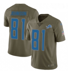 Men Nike Detroit Lions 81 Calvin Johnson Limited Olive 2017 Salute to Service NFL Jersey Men Nike Detroit Lions 81 Calvin Johnson Limited Olive 2017 Salute to Service NFL Jersey